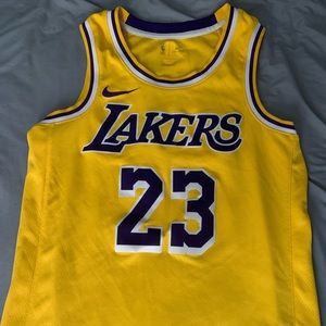 Lebron James Lakers #23 Nike Swingman Jersey